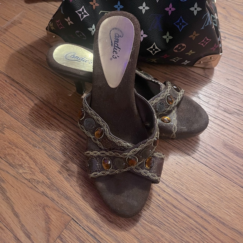 Y2K Candie's mules